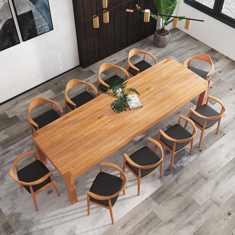 Used solid best sale wood dining table